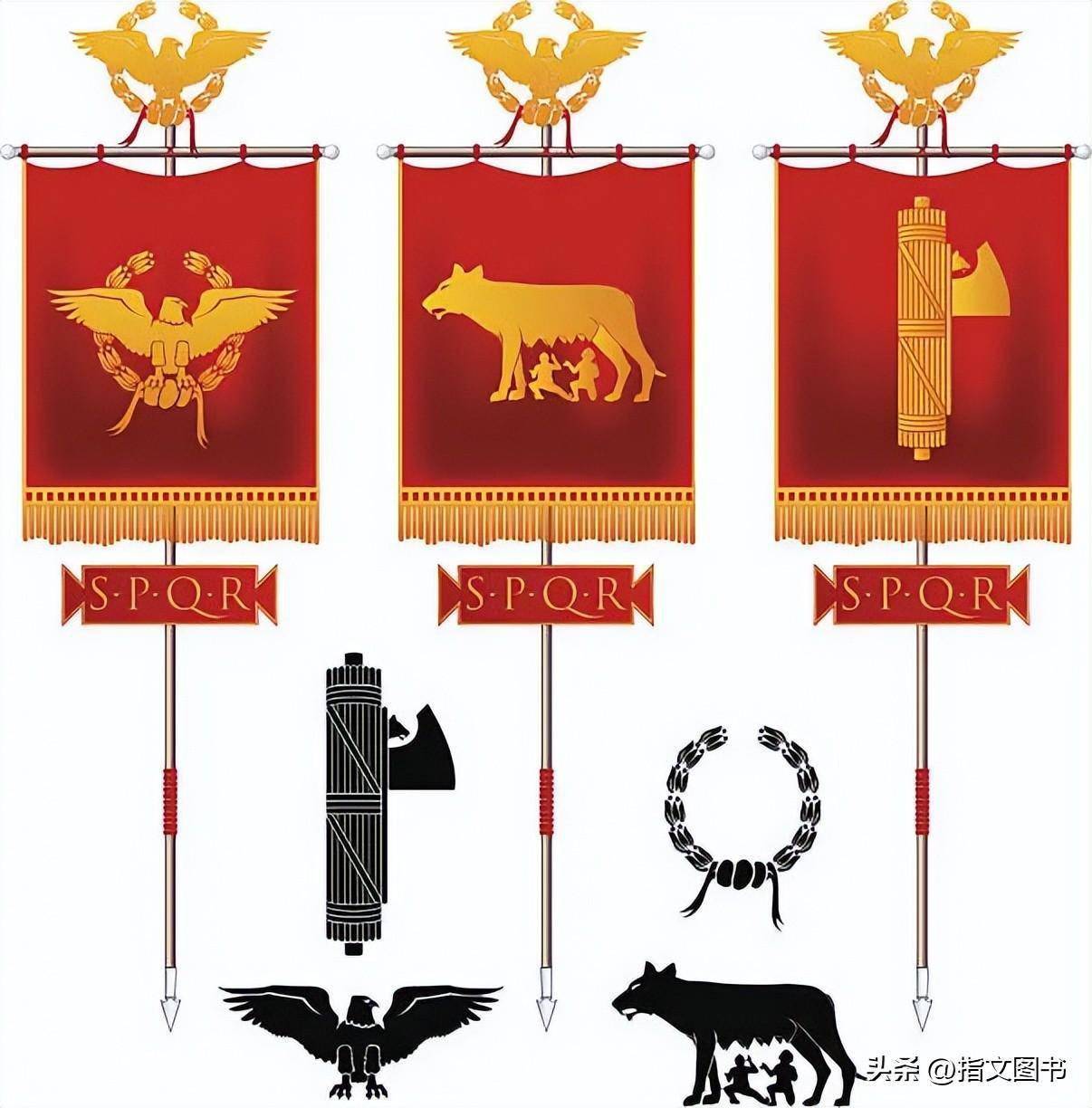 军团鹰旗罗马飞鹰是军团的标志伴随着日耳曼尼库斯的怒吼,第一线的