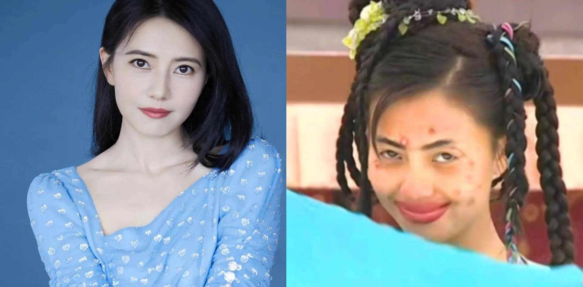 5位戏里的"丑女",现实中原来这么美,反差太大不敢认_造型_观众_戏路