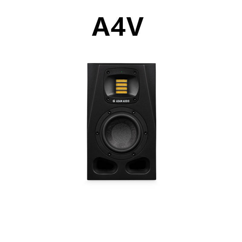 德国亚当adam a4v录音棚个人音乐工作室4寸有源监听音箱录音编曲混音