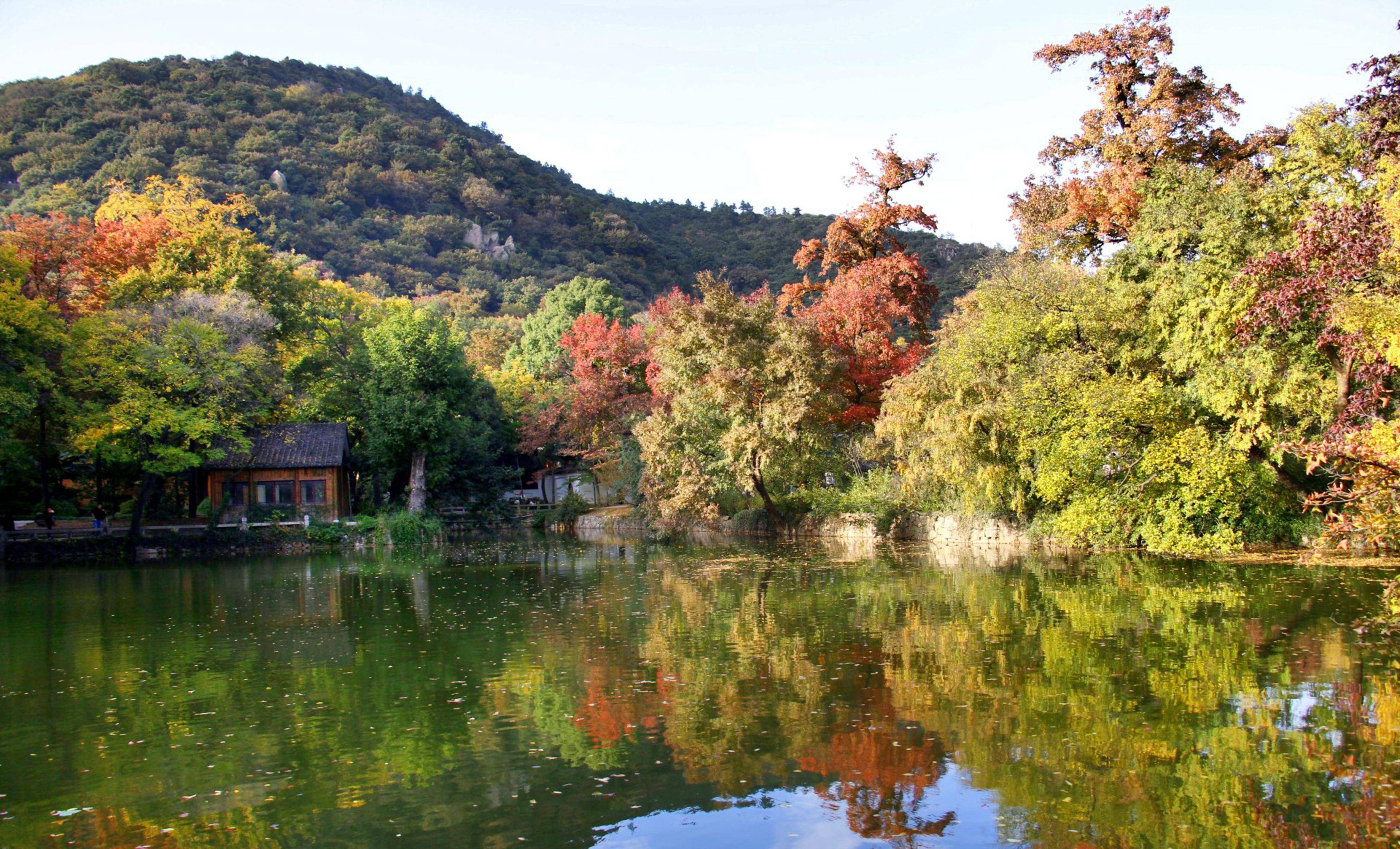 天平山景色图片