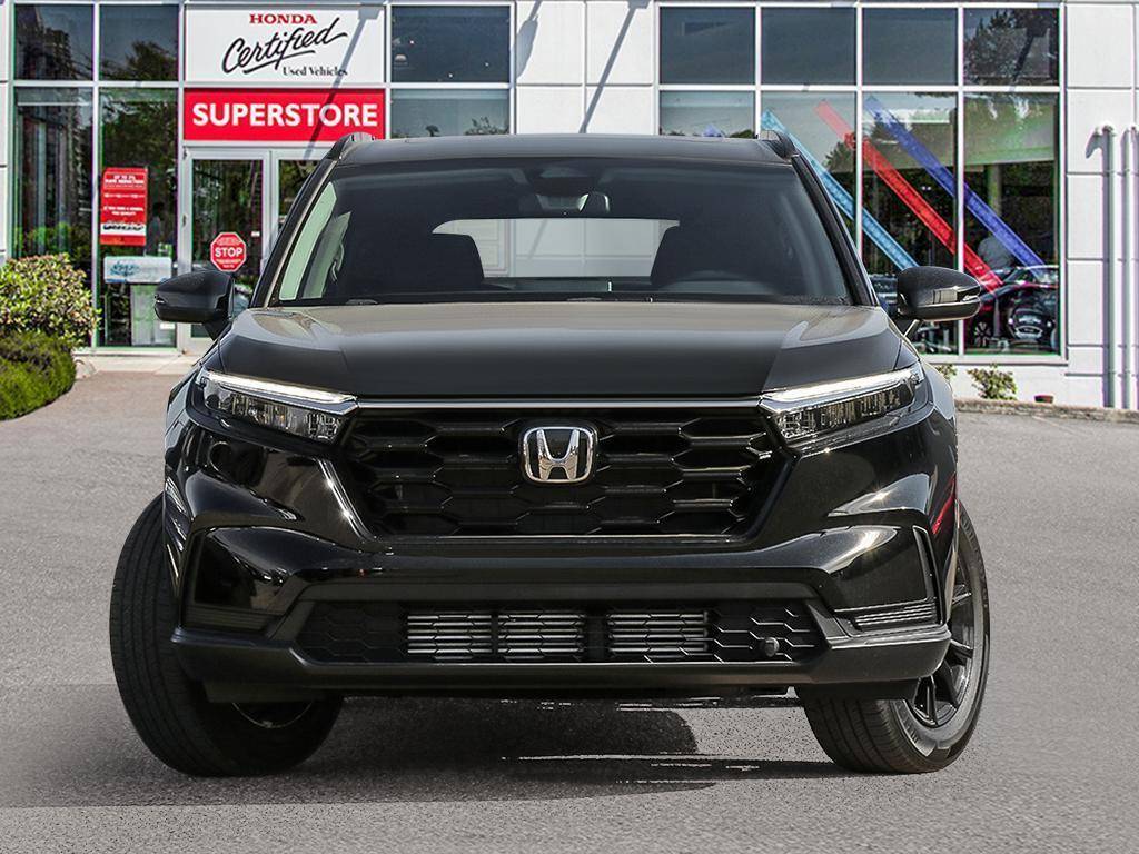 这就是最新版本的本田crv,不过这款车型采用了全新的黑武士外观风格