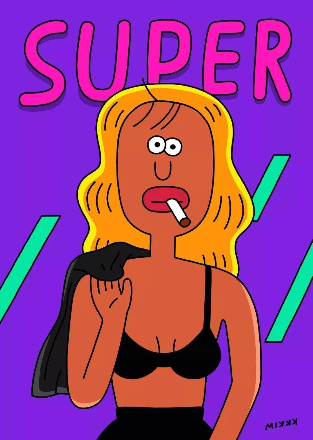 韩国插画师kim hyeon ju作品_投资_设计_版权