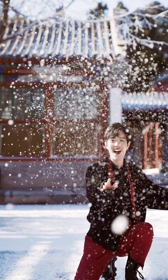 肖战,下雪了哎_北京_初雪_蔚县