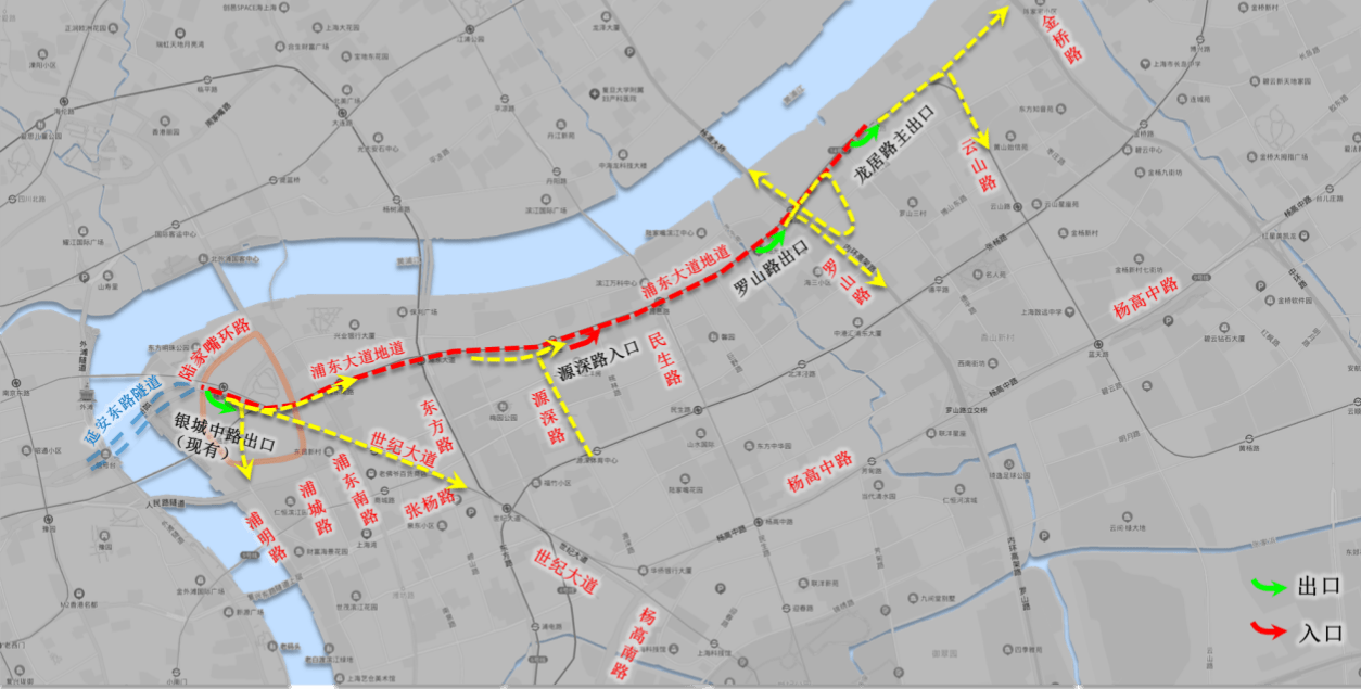 上海浦东大道地道全线建成 将于12月23日24时通车_交通_工程_浦东新区