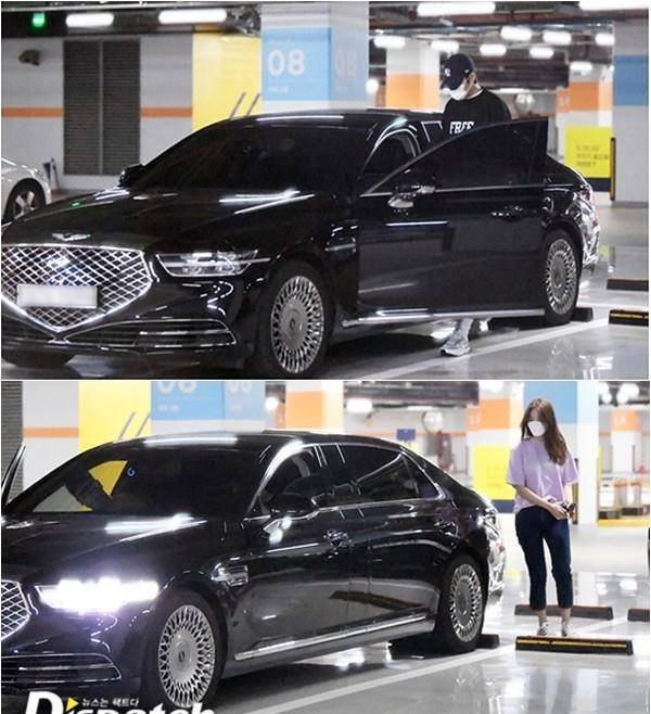 8 月 1 号是妍雨的生日,在她度过 25 岁生日的前一晚,李敏镐亲自开车