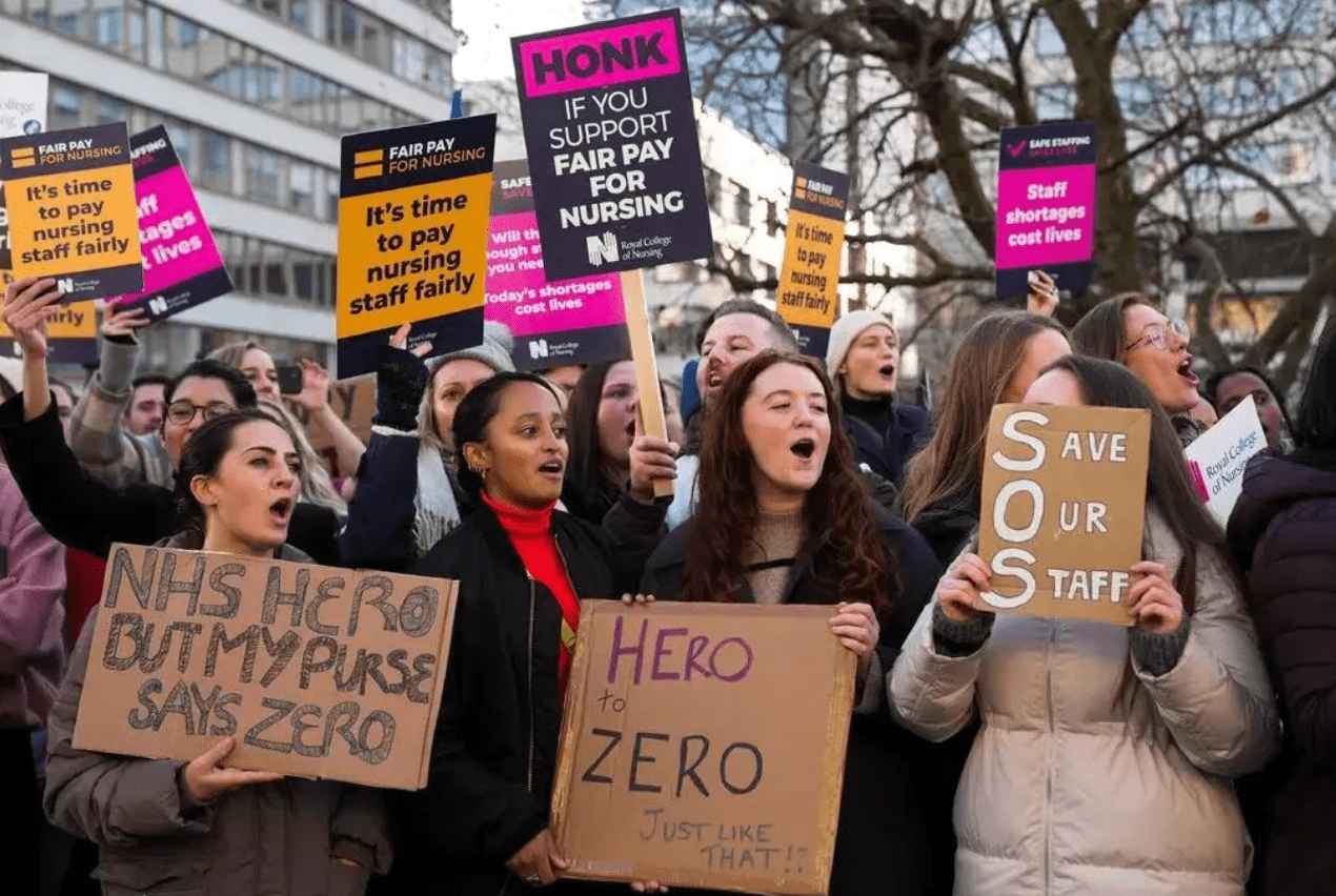 圣诞节在即,英国罢工潮愈演愈烈_工人_苏纳克_经济