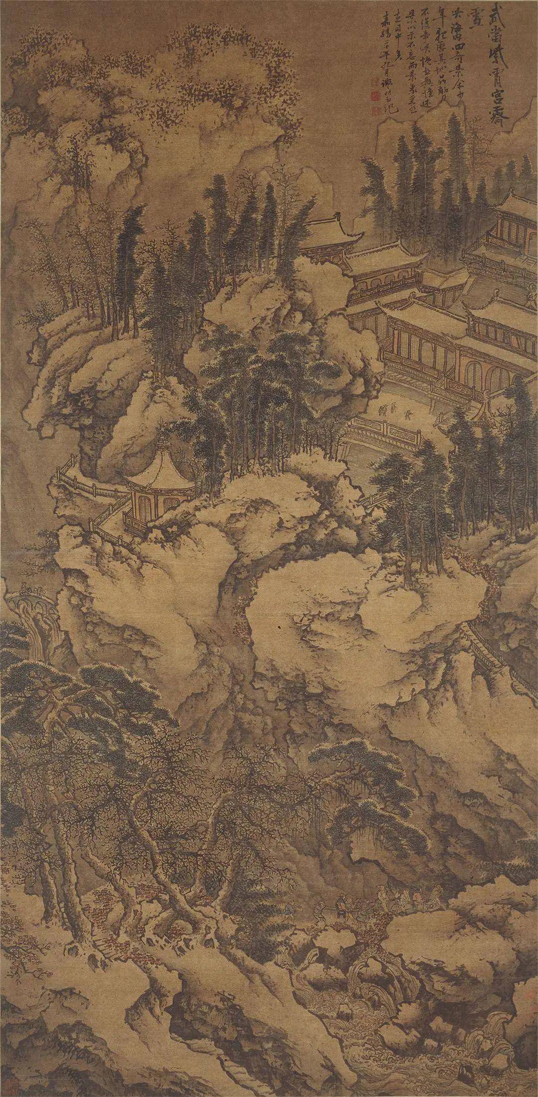 惲嚮明·佚名《踏雪尋梅圖》明·佚名《踏雪尋梅圖》局部明·孫枝