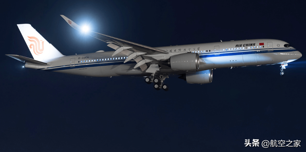一周接收2架空客A350XWB客机：中国国航宽体机队增至128架！_机型