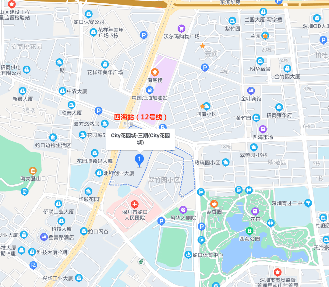 【三阳台、南北通、地铁口综合体】南山· 4房 | 招商花园城三期 106㎡_蛇口_小区_采光