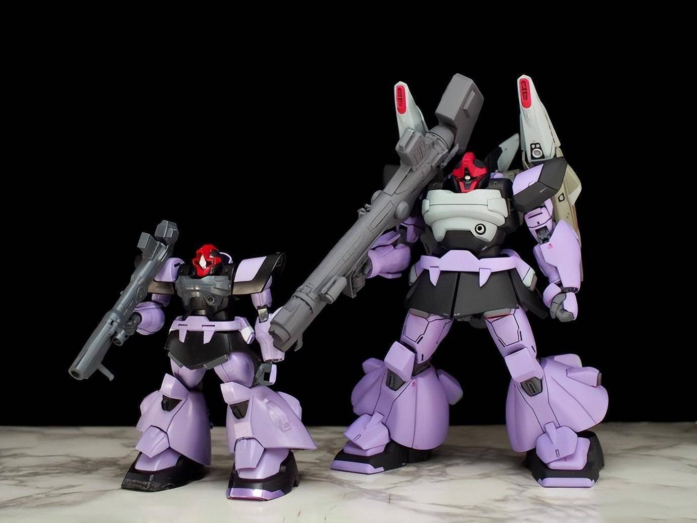 焰型扎古勇士模型改造mg比例大魔骑兵模型_细节_零件_部分