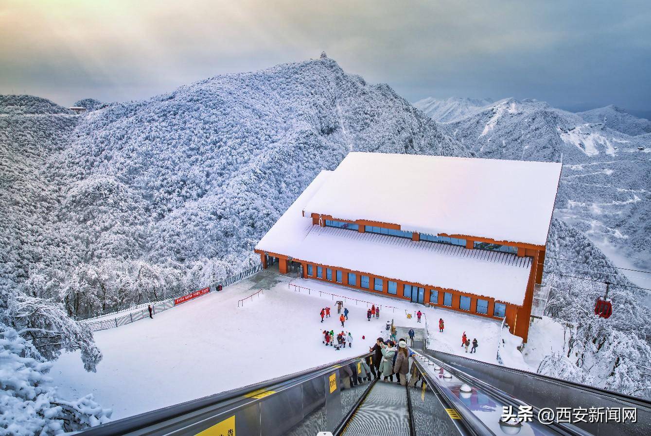 汉中龙头山滑雪场图片