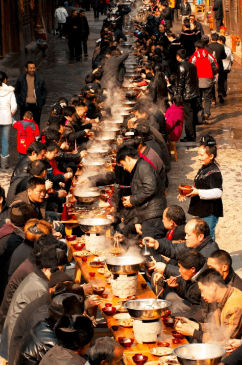 农村流水席场景图片图片