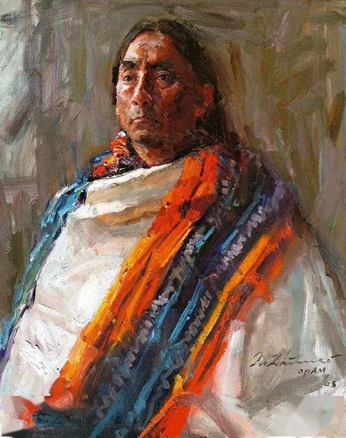 涂志伟的油画有一种神奇的光,很通透,非常美!_感觉_色彩_时候