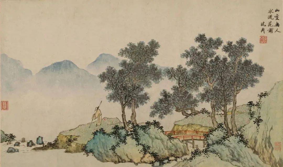 新作からSALEアイテム等お得な商品満載 沈周山水长卷：宁静恬淡_西山_苏州_图卷 絵画/タペストリー