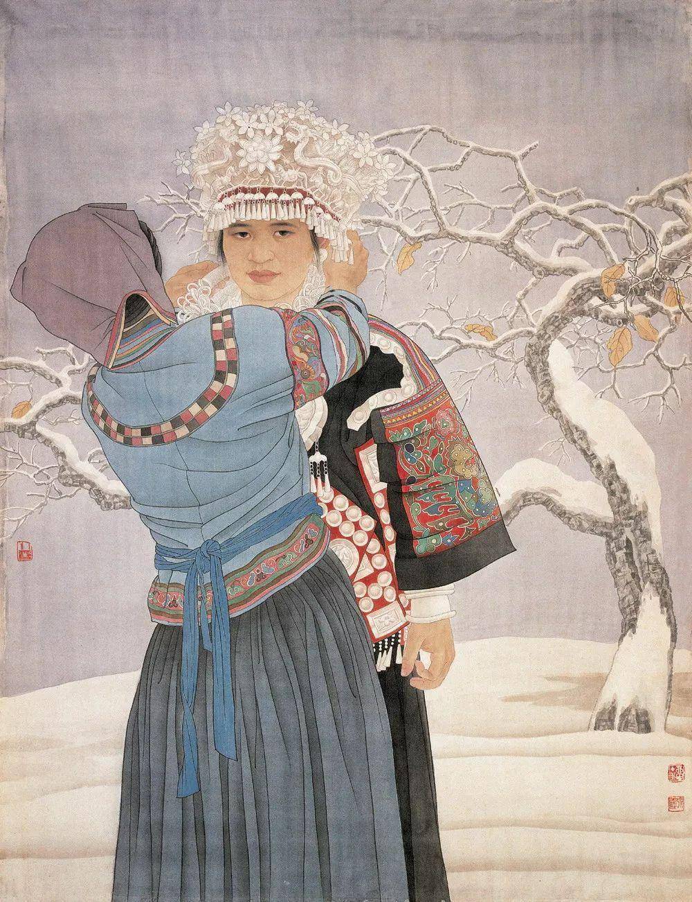 当代工笔人物百家精品合集_作品_系列_赵国经