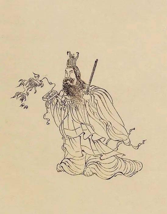 陈洪绶的版画欣赏《九歌图》_人物_屈原_楚辞