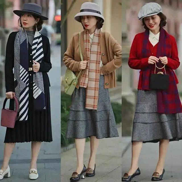 7080后女人,仪态大方配合"简约"穿搭,才是中年人该有的样子_衣服_时尚