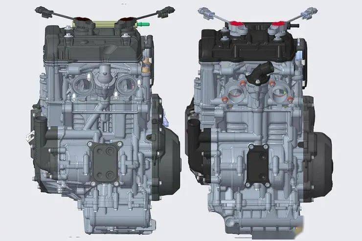 春风凯特摩申请专利的这款新发动机,其外部车架支点跟ktm现款890的lc8