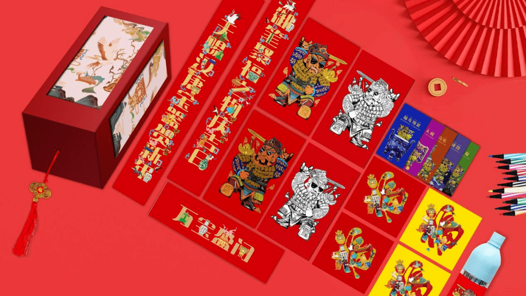 没有年味儿？4 件家家必备的小玩意，过年氛围拉满！_礼盒_年礼_春联