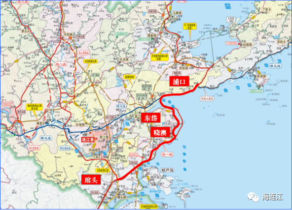 近日228國道連江段(赤灣至道澳段)已全部完工228國道連江段(赤灣至道