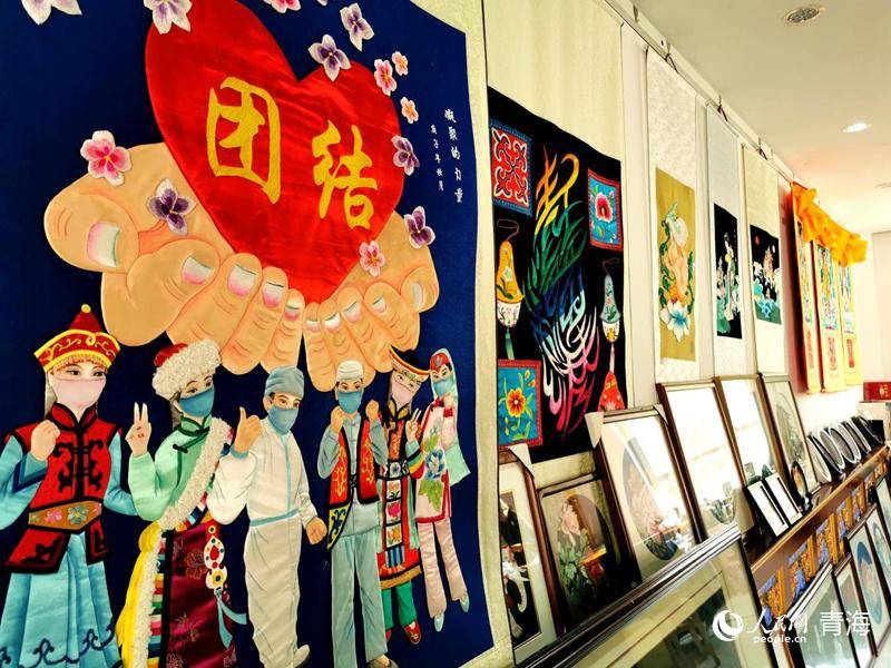 河湟流域 "青绣"多彩绽放_盘绣_皮绣_湟源县