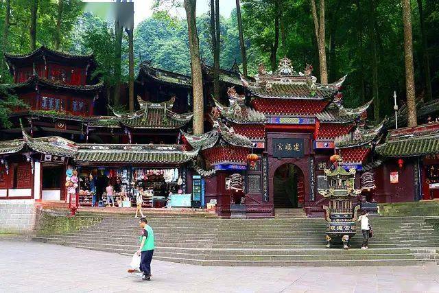 青城山古韵_上清宫_张大千_幽谷