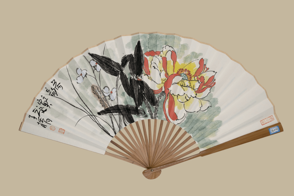 扇舞清风|徐子桥《扇缘·荷缘·情缘》_荷花_扇子_扇面