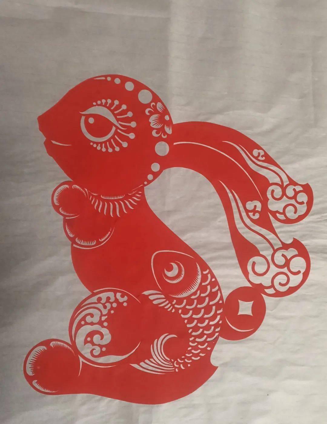 "生态黄河口 喜迎癸卯兔"2023玉兔贺岁剪纸作品赏析_山东省_福建省