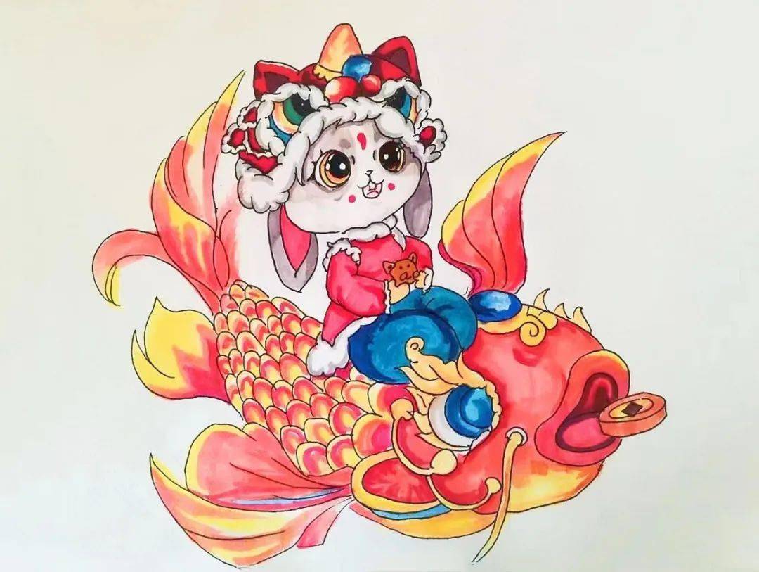澄城储煤基地项目李慧中《连年有余》万科未来城项目郑童童《瑞兔送福