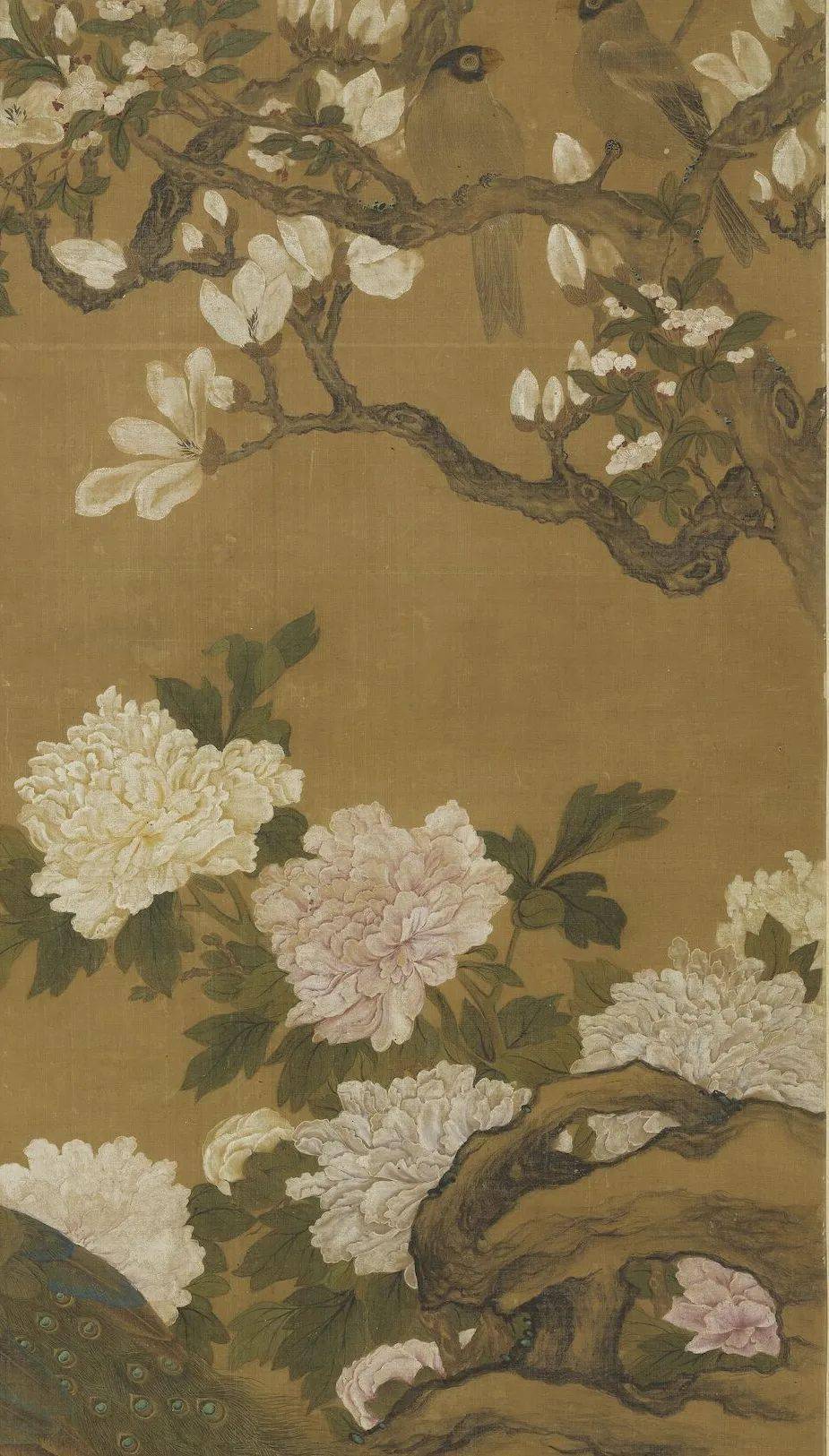 赏画|陆治《锦圃鸣春图》_版权_内容_cm