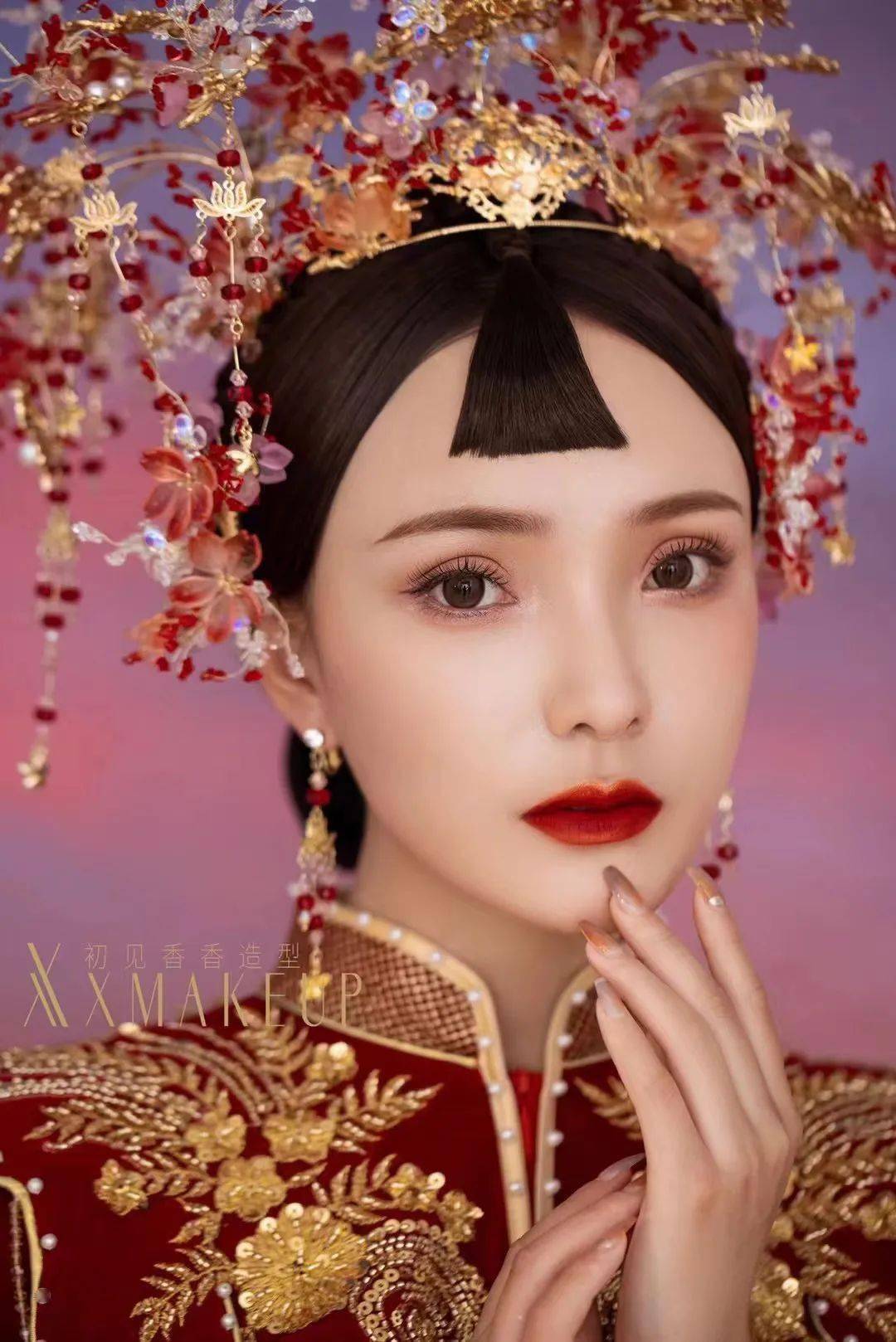 极简高级感中式新娘美炸了