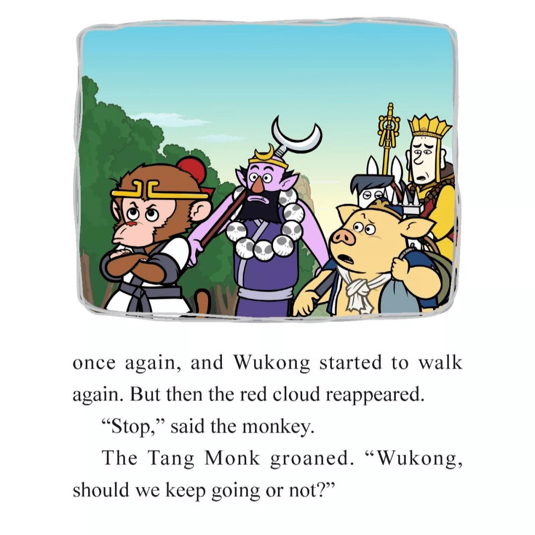 英文动画版《西游记》第47集:two tang monks(视频 文本)_journey