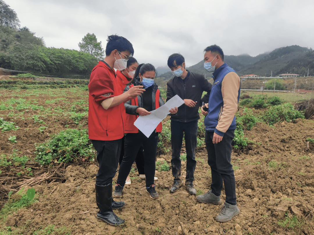 新春伊始,百色市自然资源局派驻那坡县坡荷乡驻村工作队会同村"两委"