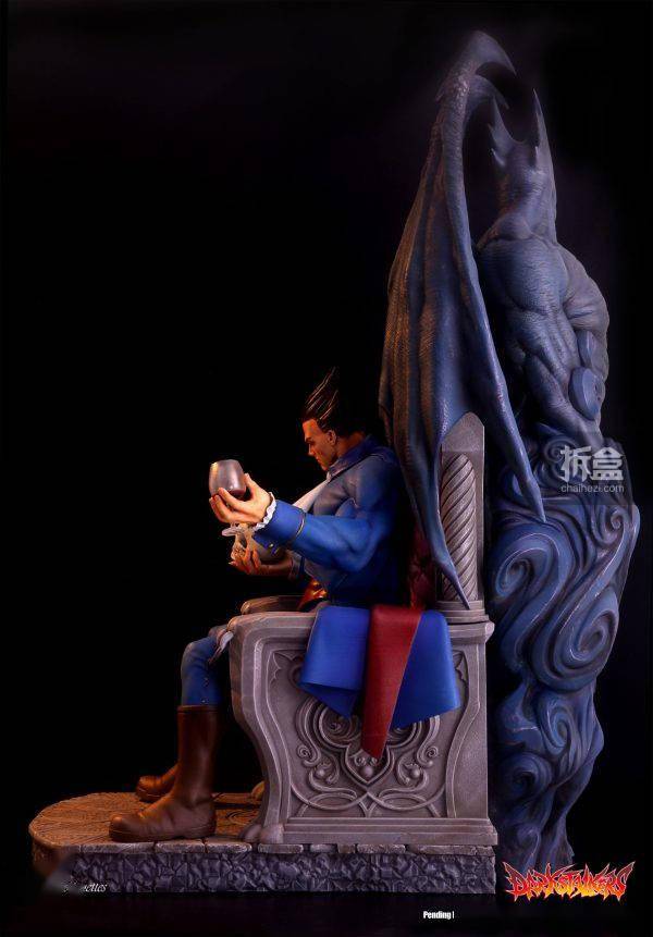 kinetiquettes 恶魔战士 迪米特利 1/4街机游戏艺术雕像_官方_比例