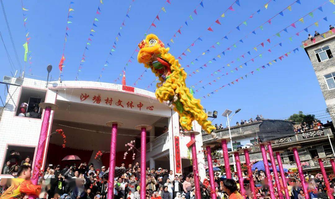 传统民俗"炮期"闹新春_活动_灵山县_丰塘镇