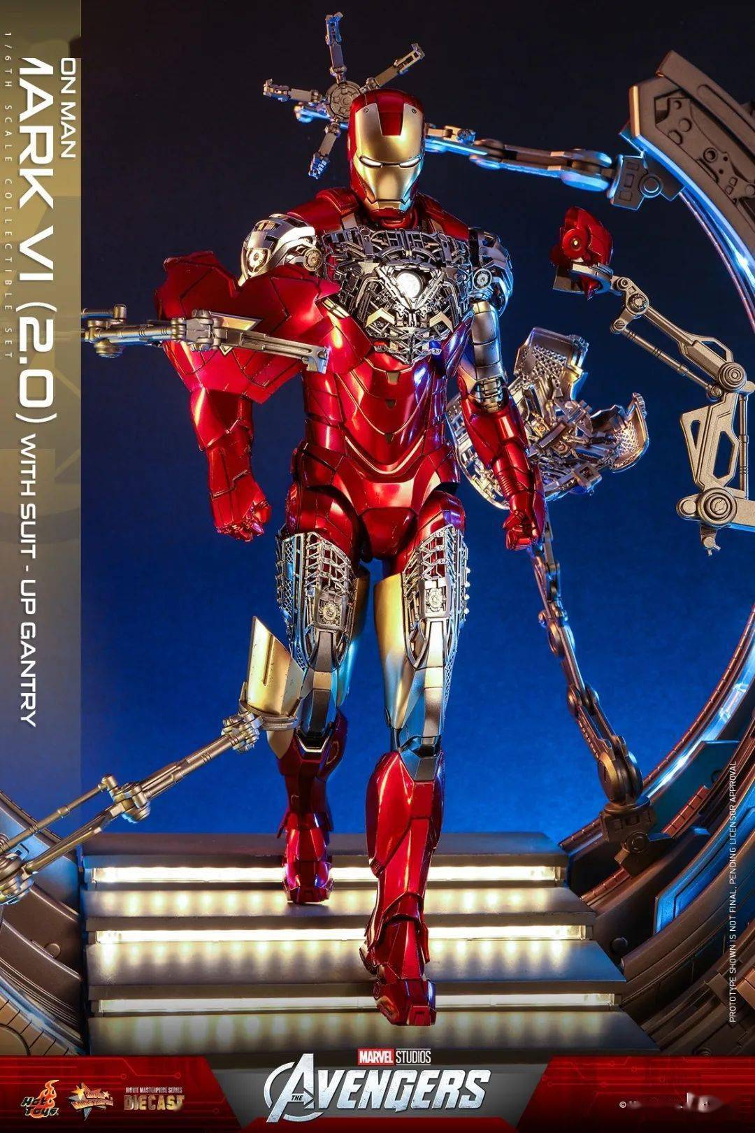 67新品预定~ hottoys ht 1/6 钢铁侠mk6 2.