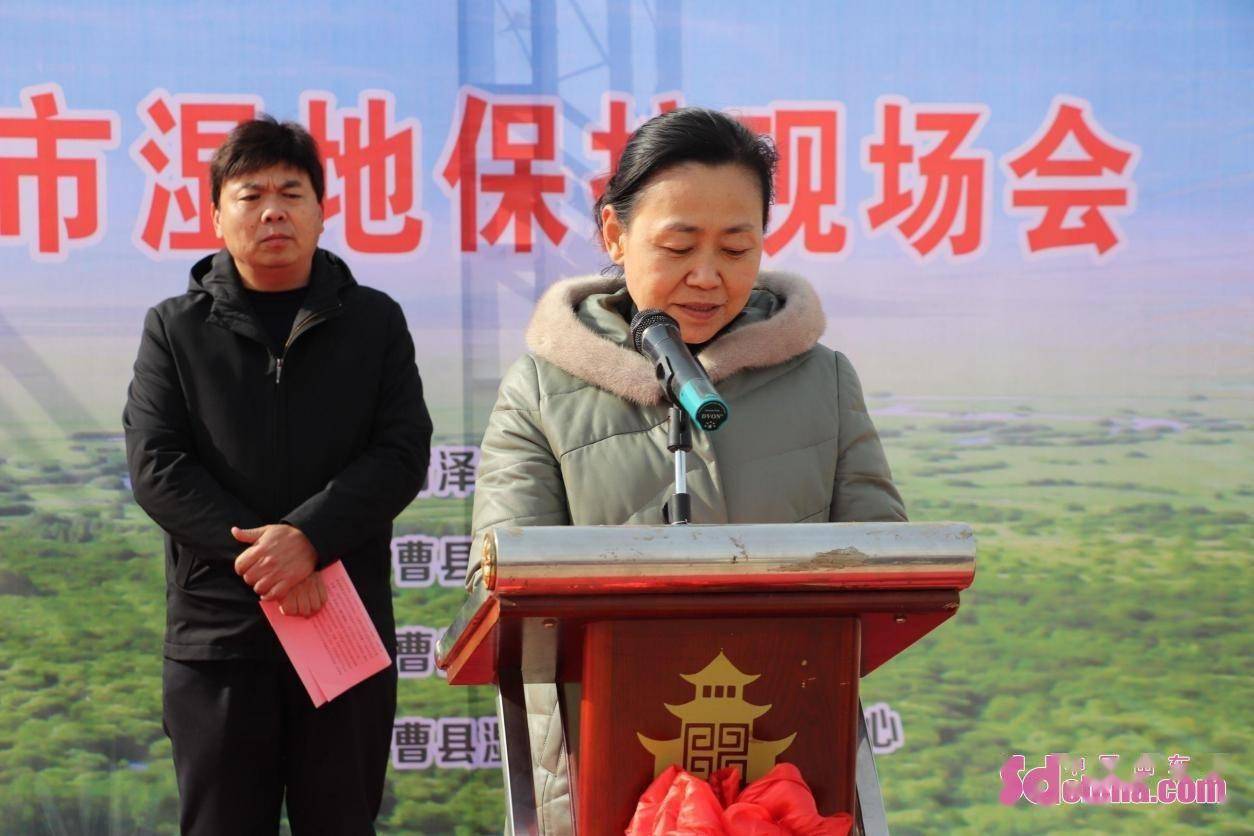 菏泽市林业局首席专家,二级研究员王海明,曹县副县长马涛,曹县自然