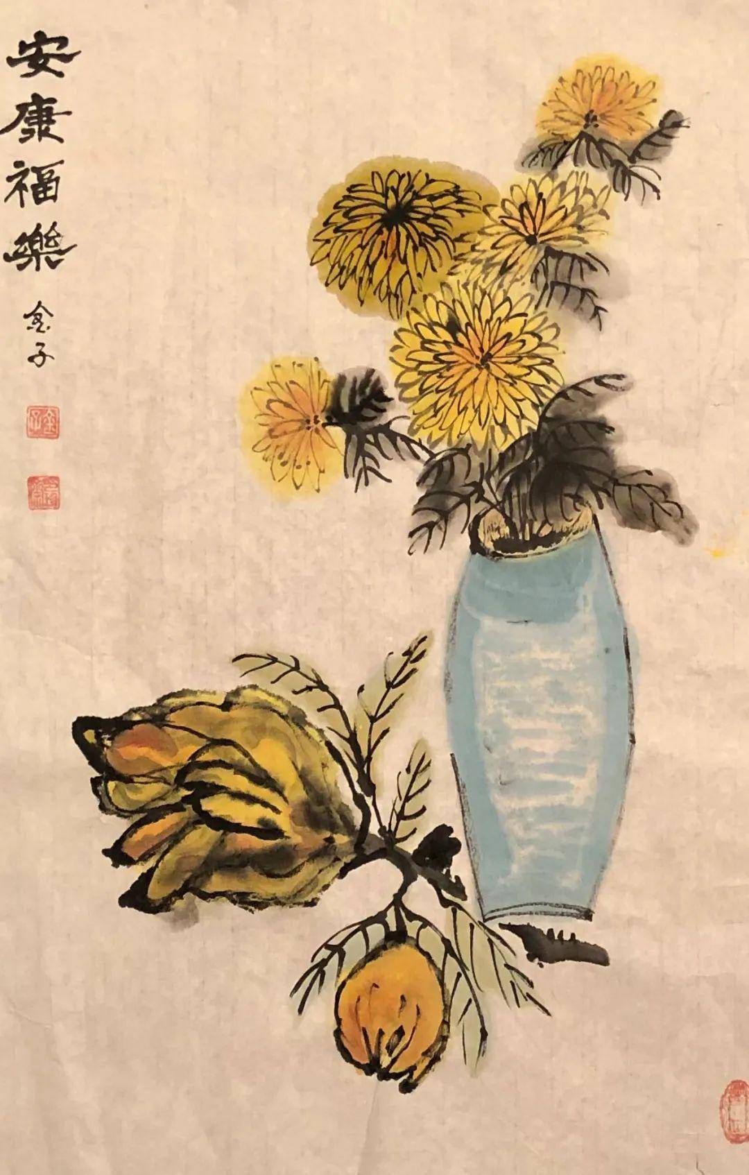 作品展|周秀珍写意花鸟画赏析_书画_梅花_疫情