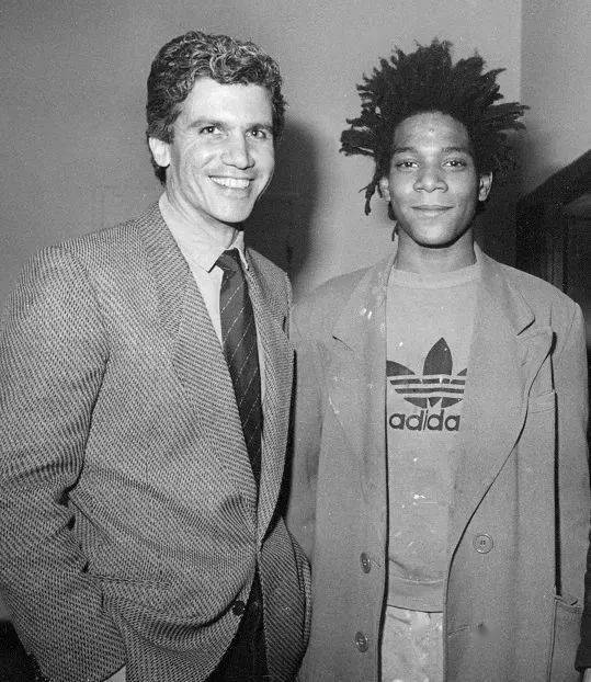 年轻时的高古轩与巴斯奎特随着安娜的作品在市场的崛起,随后她正式