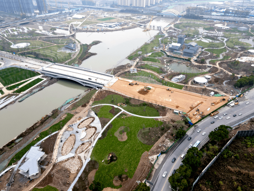 江阴锡澄运河公园三期图片