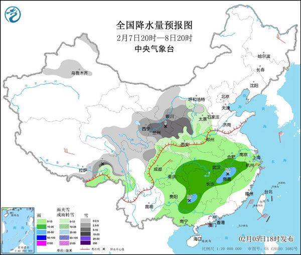 南方降雨北方降雪 下周我国将迎大范围雨雪天气