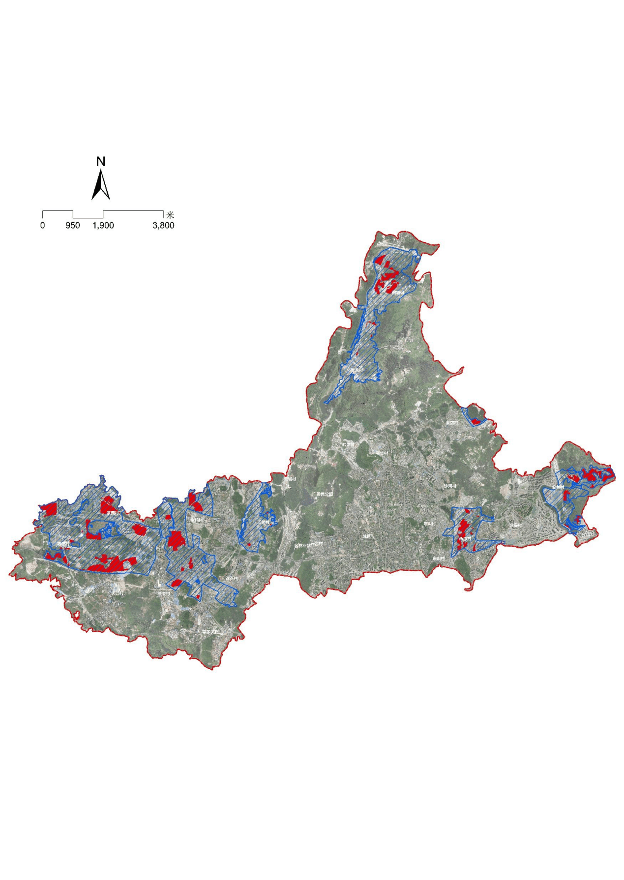 云岩区茶店村规划图图片