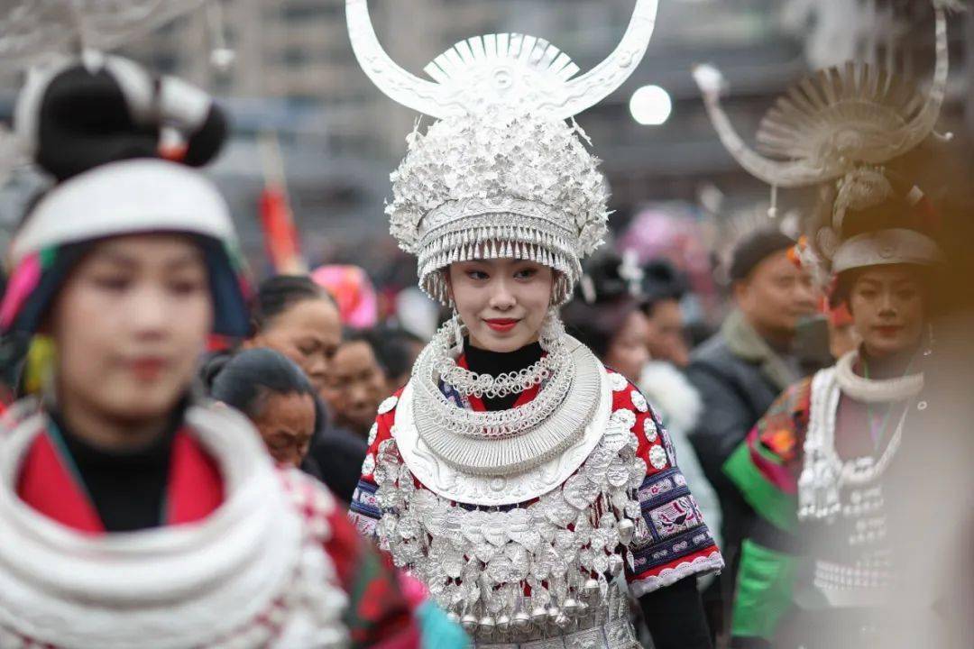 2月10日,在贵州省黔东南苗族侗族自治州凯里市舟溪镇,来自周边县市的