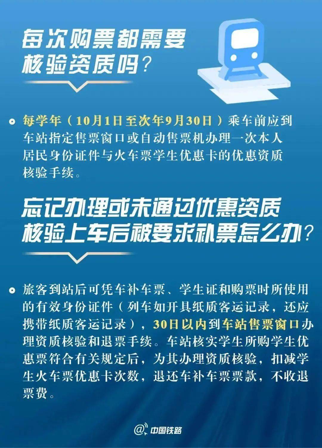 留意！学生购置火车票有新变革