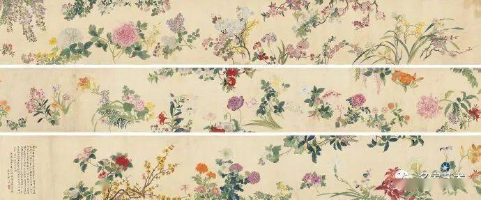 名品视界】清邹一桂《百花图》卷欣赏_搜狐网