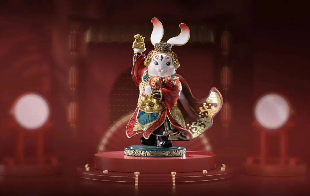 众筹丨朱炳仁兔年限量铜雕,非遗大师出品,八次登上央视_mm_文化_玉兔