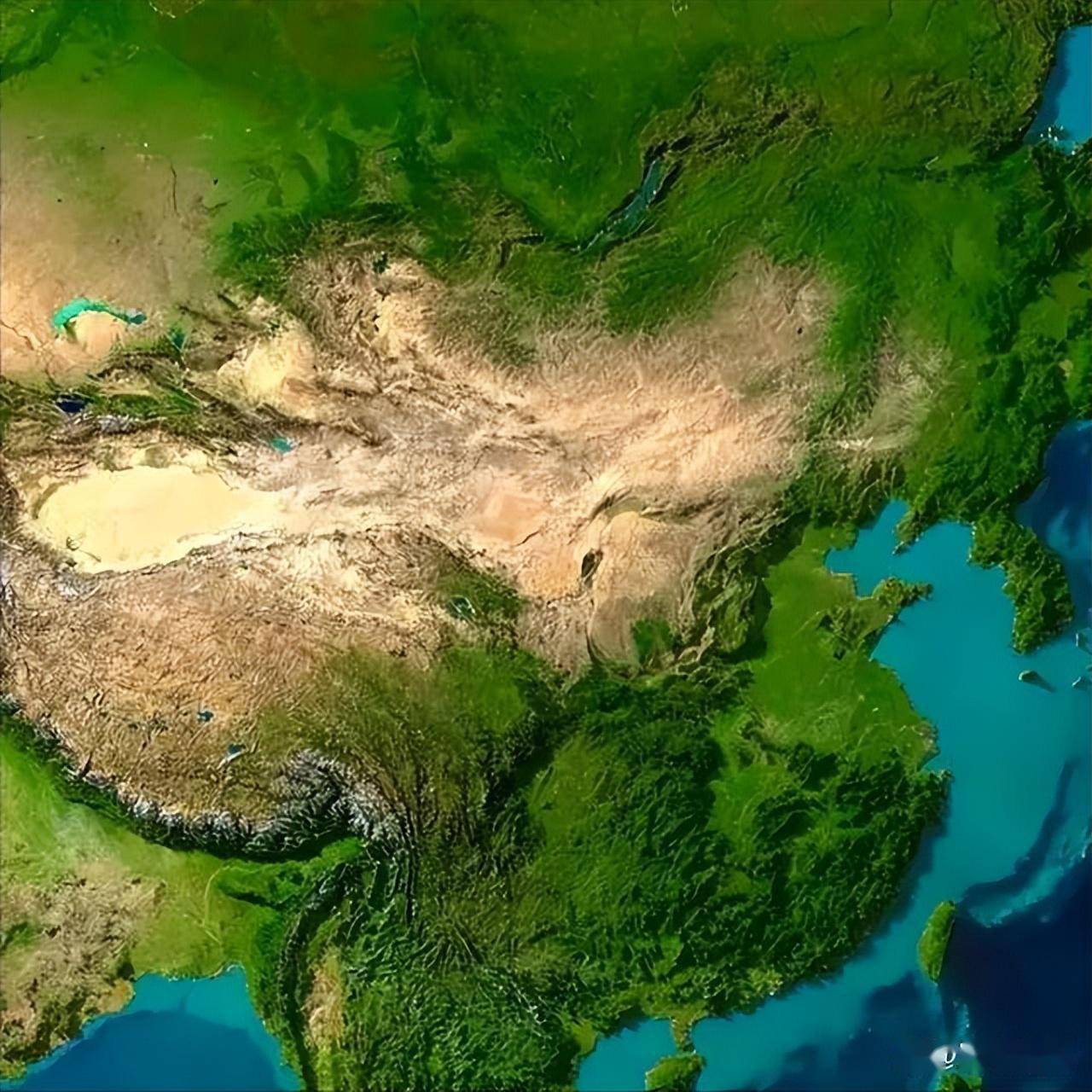 中国七大区域版图图片