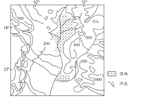 (2023·全国·模拟预测)潘塔纳尔湿地位于巴拉圭盆地,是世界上面积最