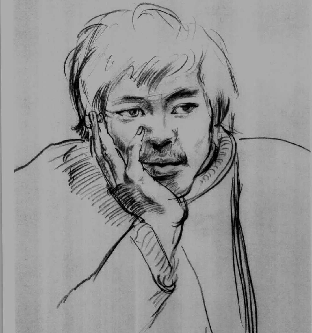 中国写实画派,杨飞云素描速写_作品_艺术_墨生