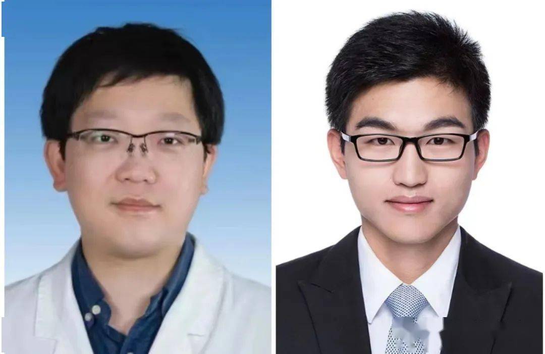 通信作者:(左起)吴文川教授,楼文晖教授